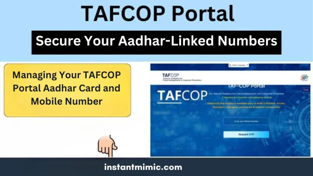 TAFCOP Portal: Secure Your Aadhar-Linked Numbers